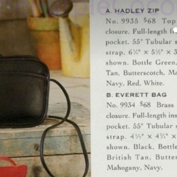 SOLD!!! Vintage Coach Hadley Zip #9935 - Picture 9 of 9